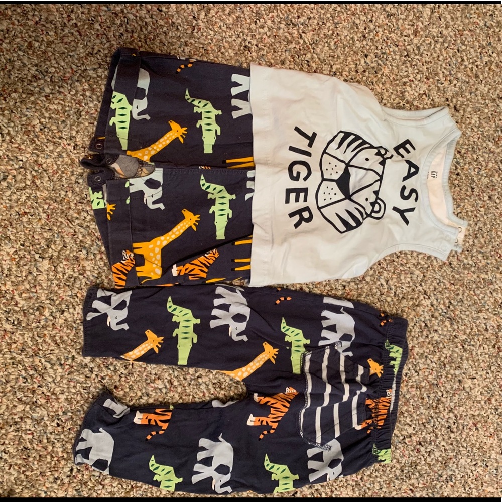 GAP baby romper and matching pants